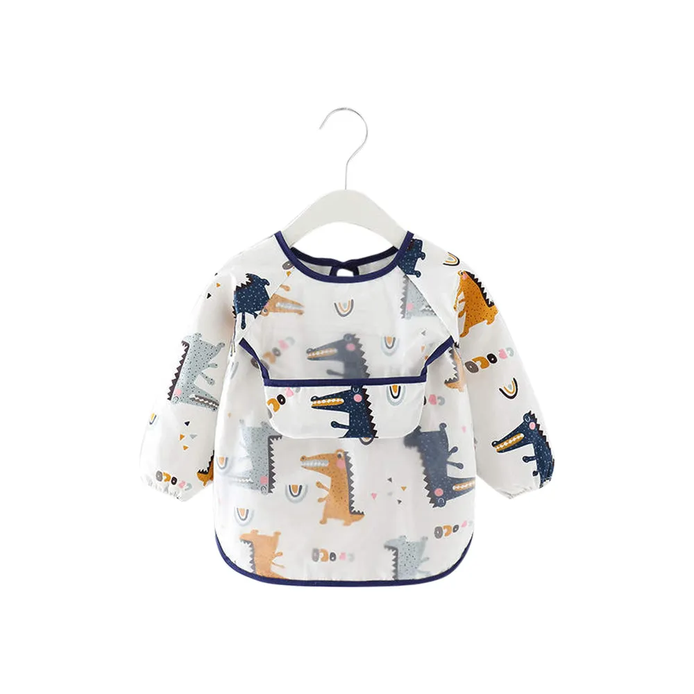 Baby Long Sleeve Apron Smock Bib Sweet Dreams