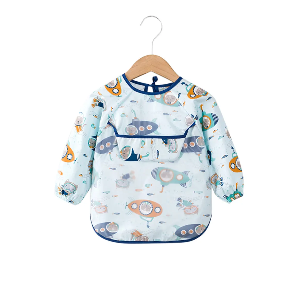 Baby Long Sleeve Apron Smock Bib Sweet Dreams