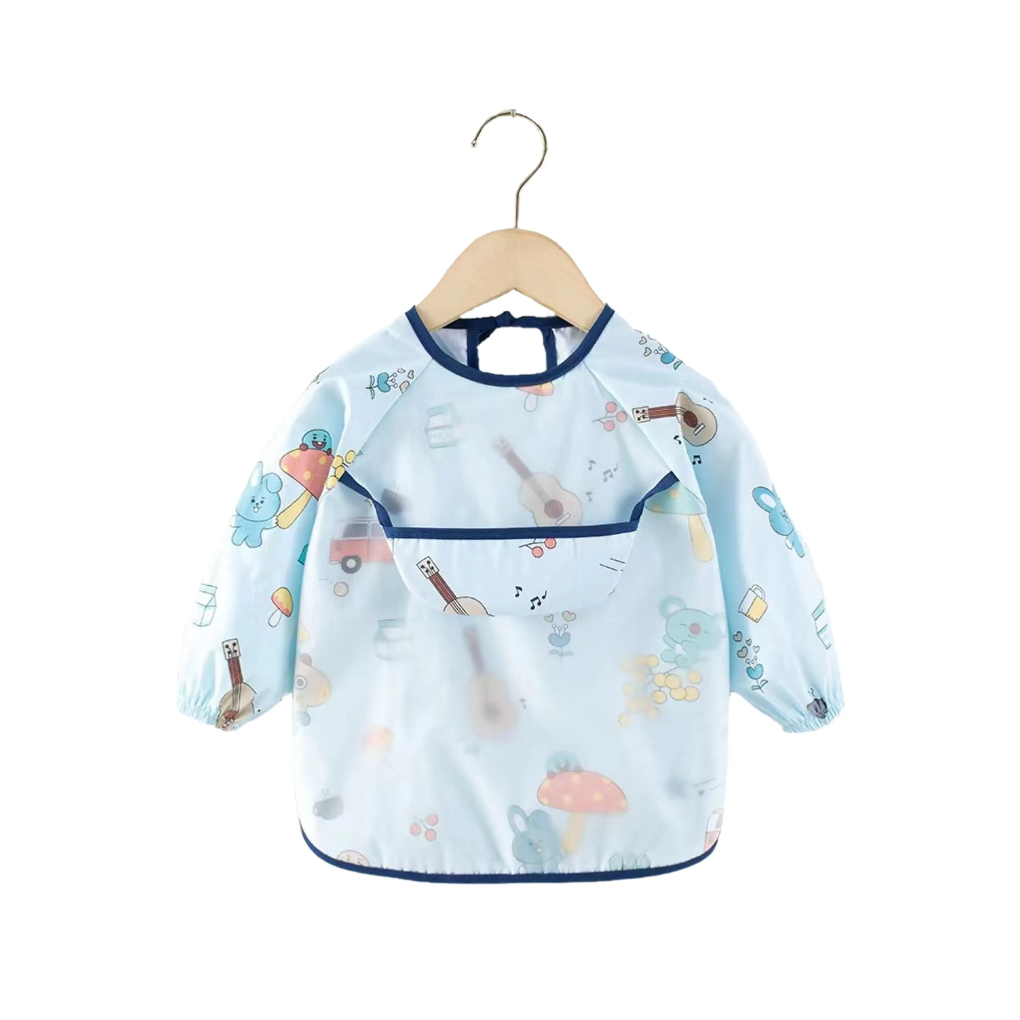 Baby Long Sleeve Apron Smock Bib Sweet Dreams