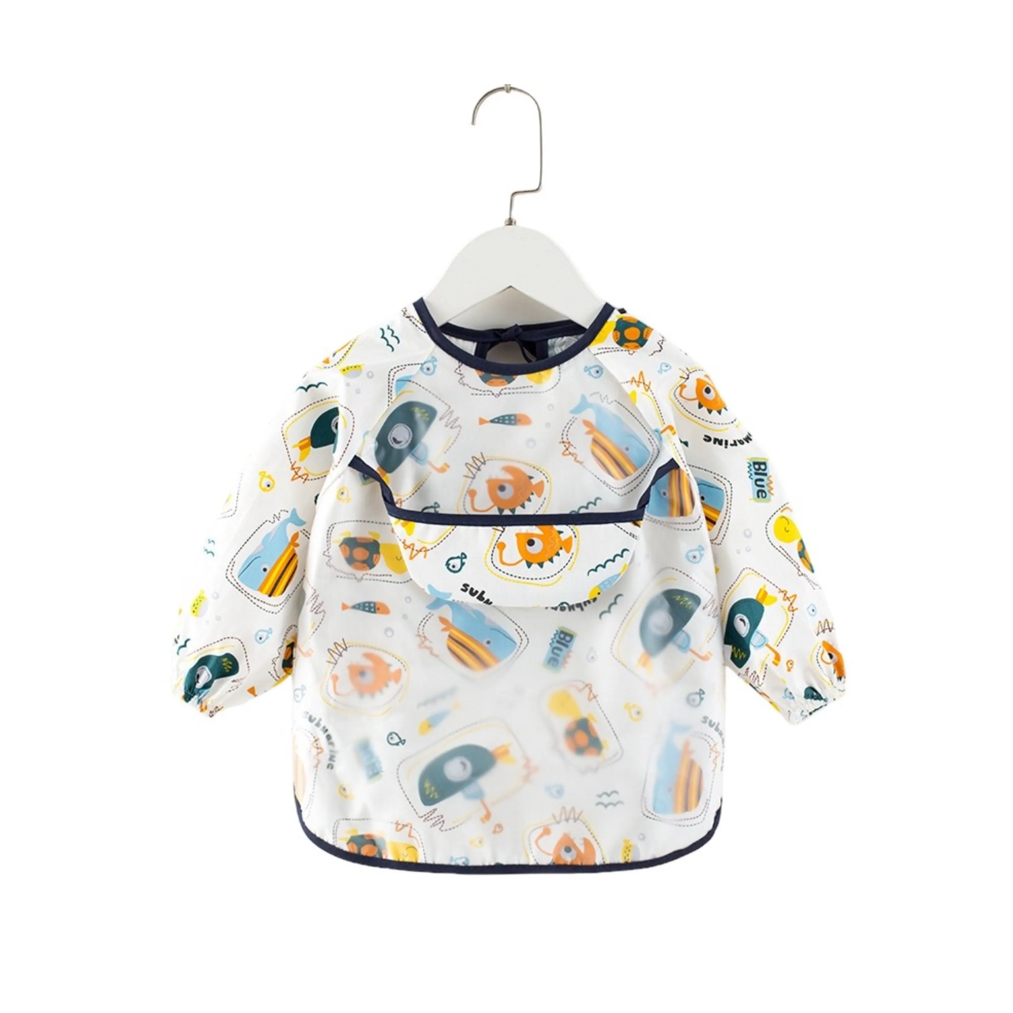 Baby Long Sleeve Apron Smock Bib Sweet Dreams