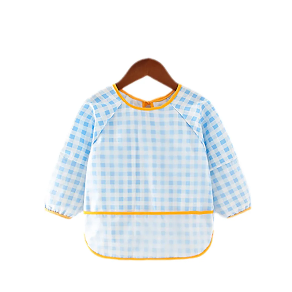 Baby Long Sleeve Apron Smock Bib Woodland Creatures