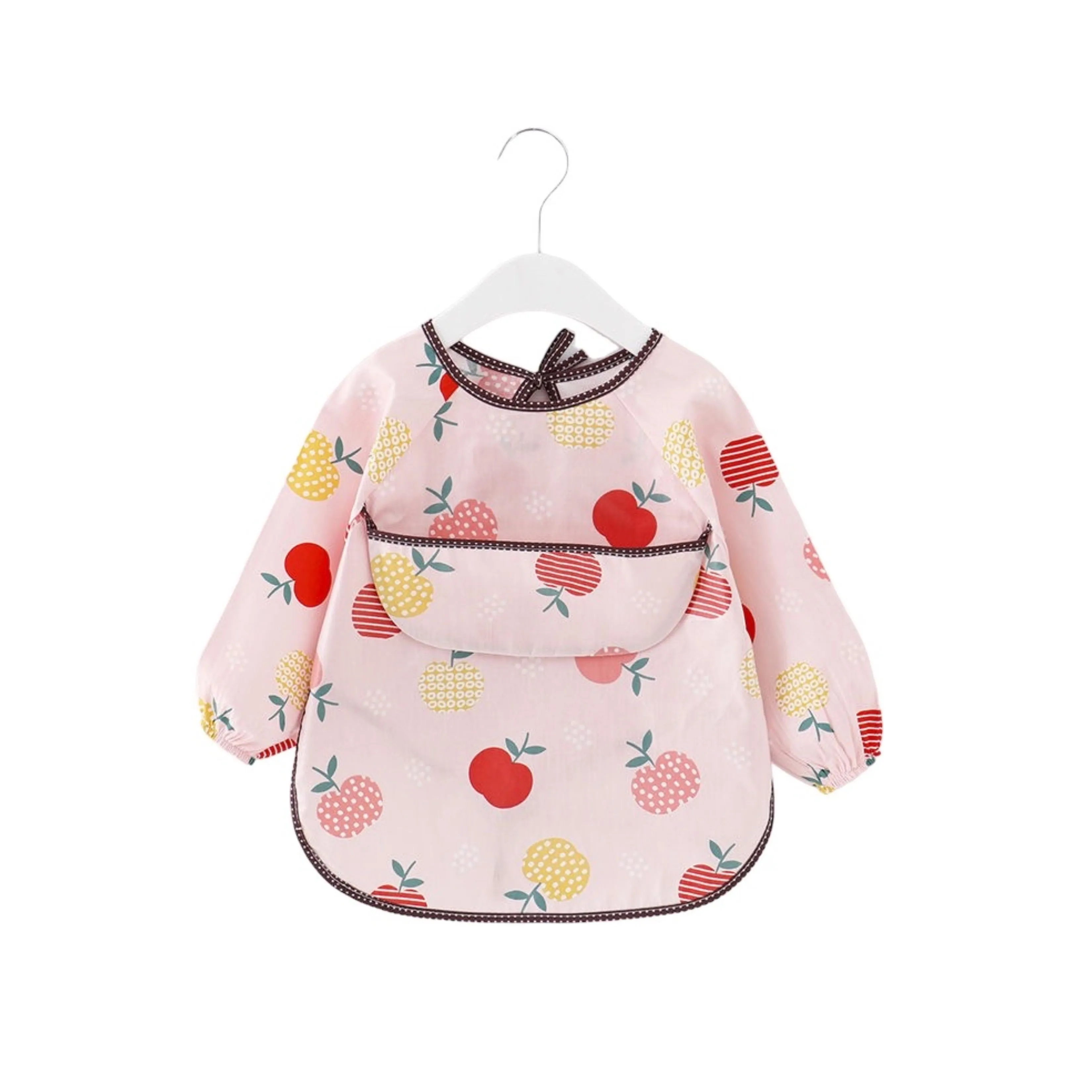 Baby Long Sleeve Apron Smock Bib Woodland Creatures