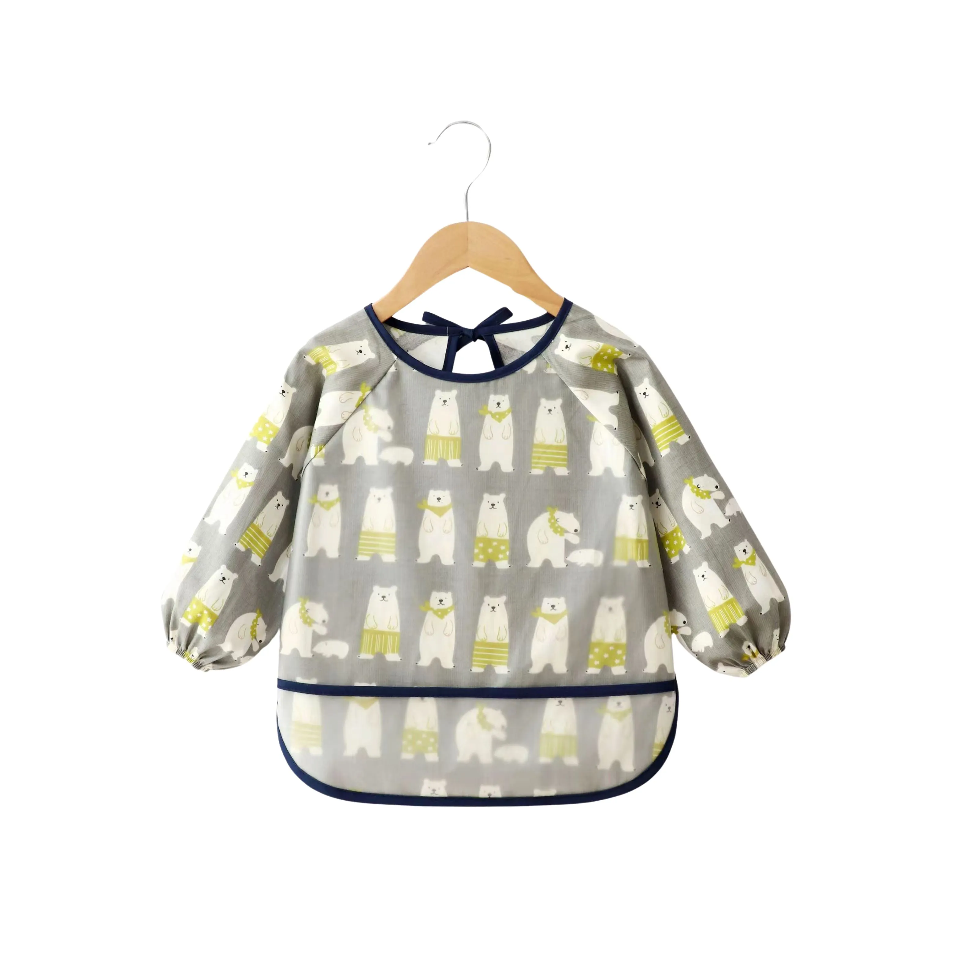 Baby Long Sleeve Apron Smock Bib Woodland Creatures