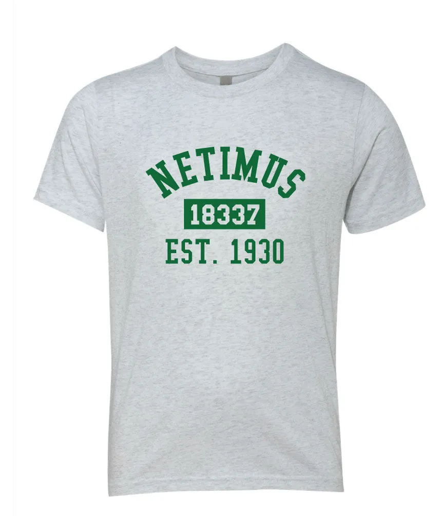 Camp Netimus Zip Code Tee