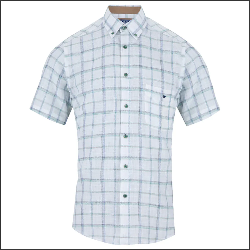 Dg's Blue Multi Check SS Shirt-