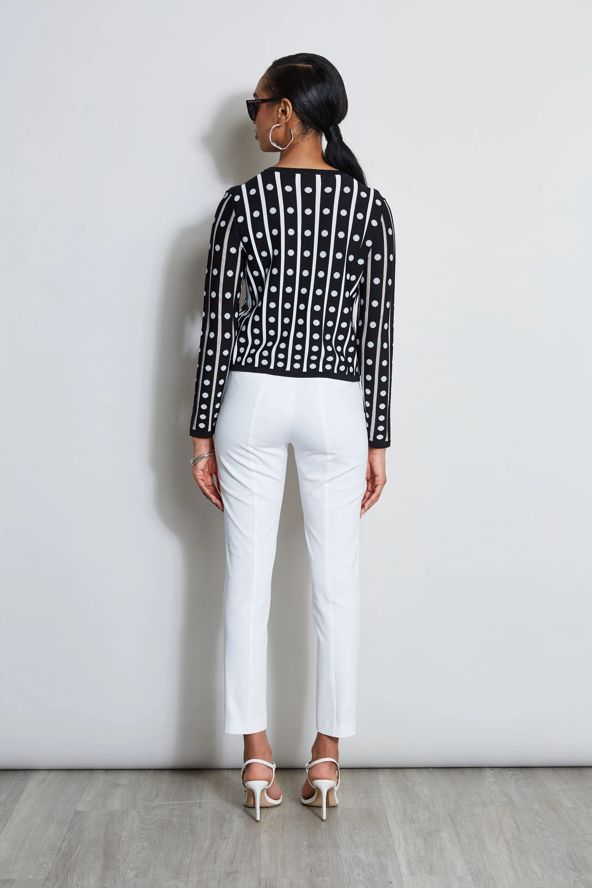 Dot Stripe Cardigan