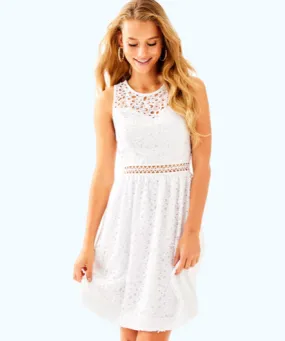 Lilly Pulitzer Alivia Dress - Sea Spray Eyelet