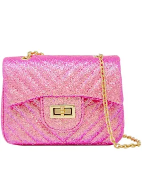 Purse - Hot Pink Glitter