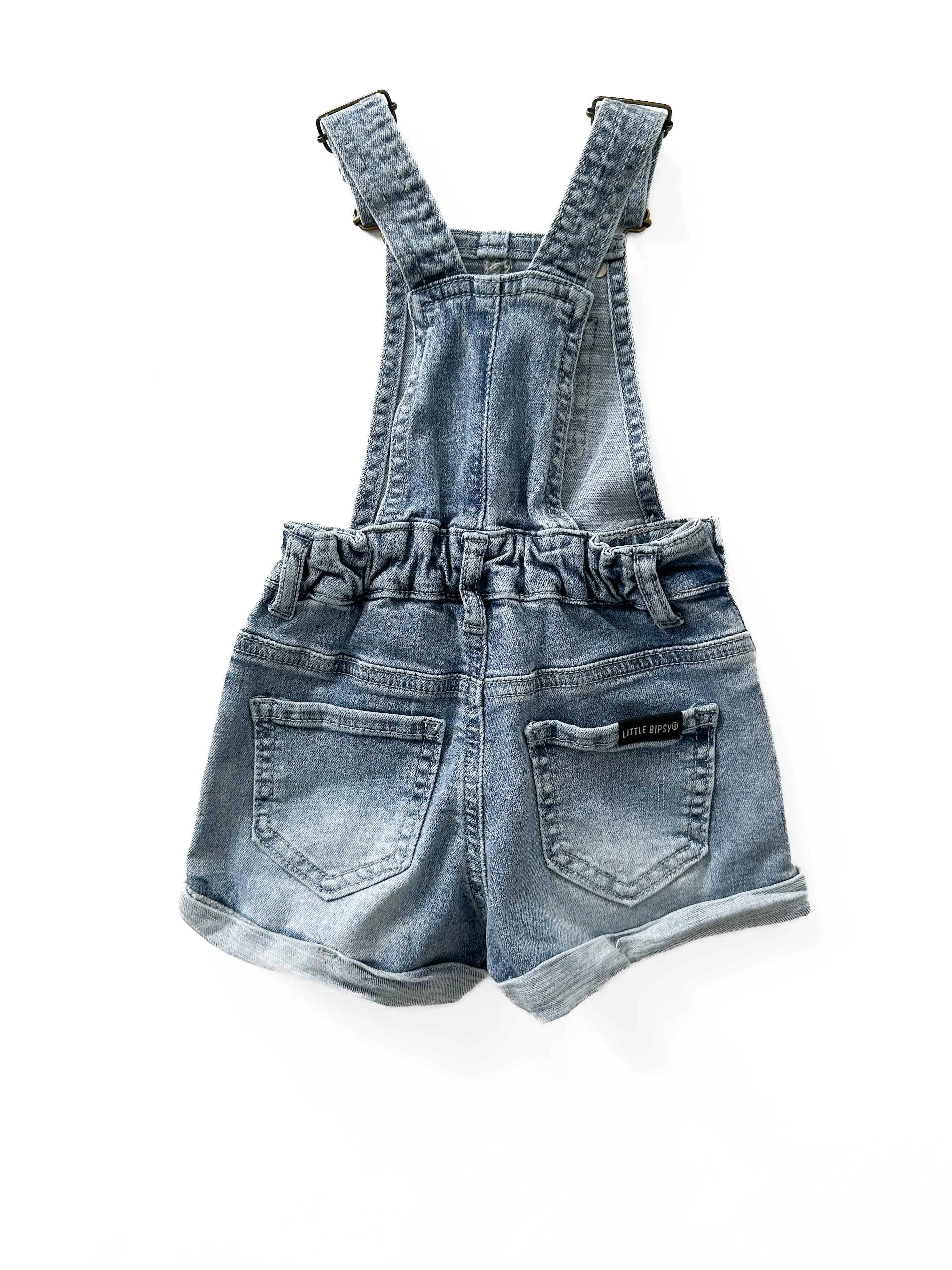 Shortie Denim Overall - Light Wash