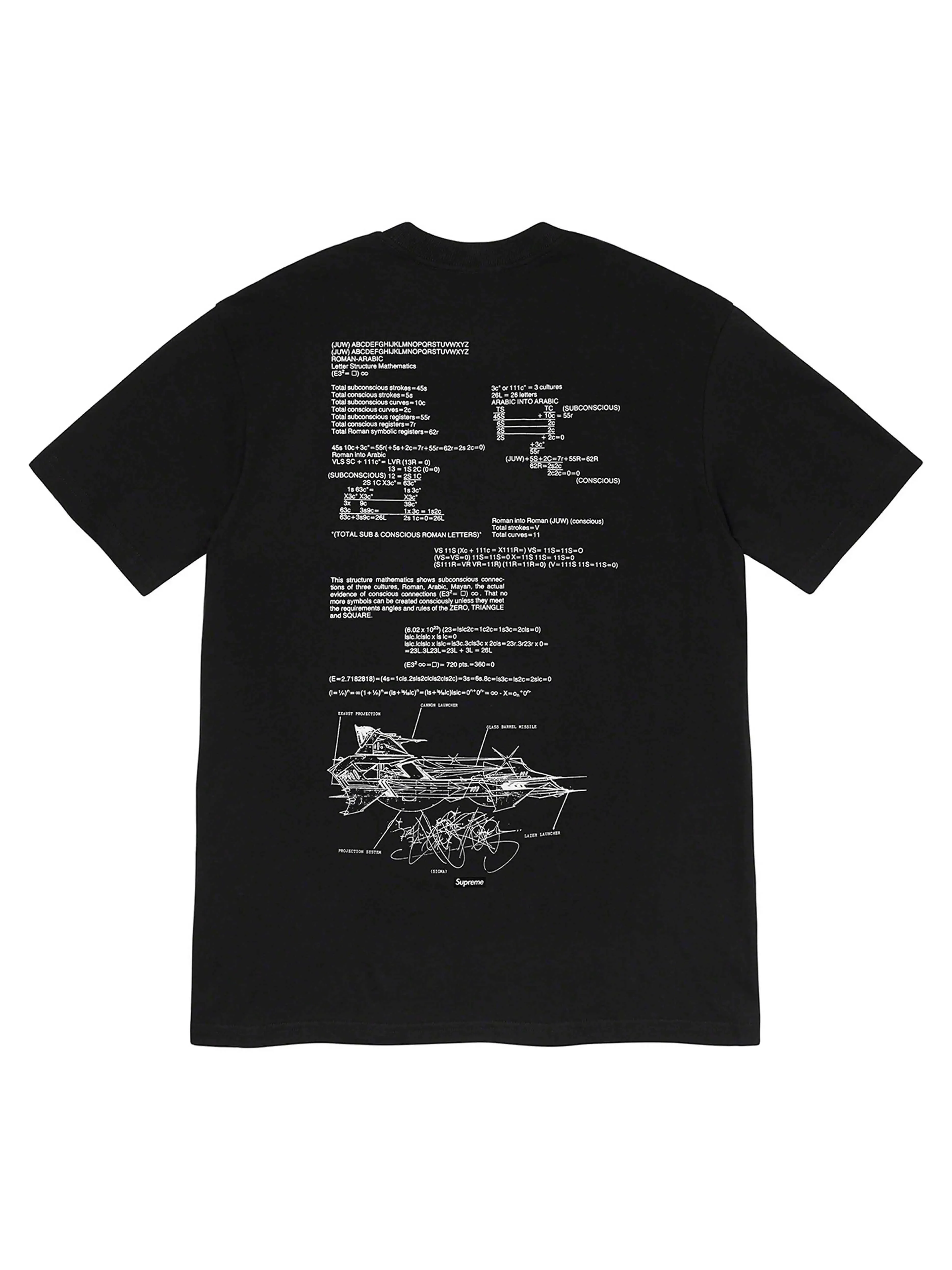 Supreme Rammellzee Tee Black [SS20]