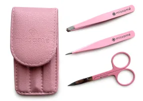 Tweezers and Scissors Set for Eyebrows Shaping