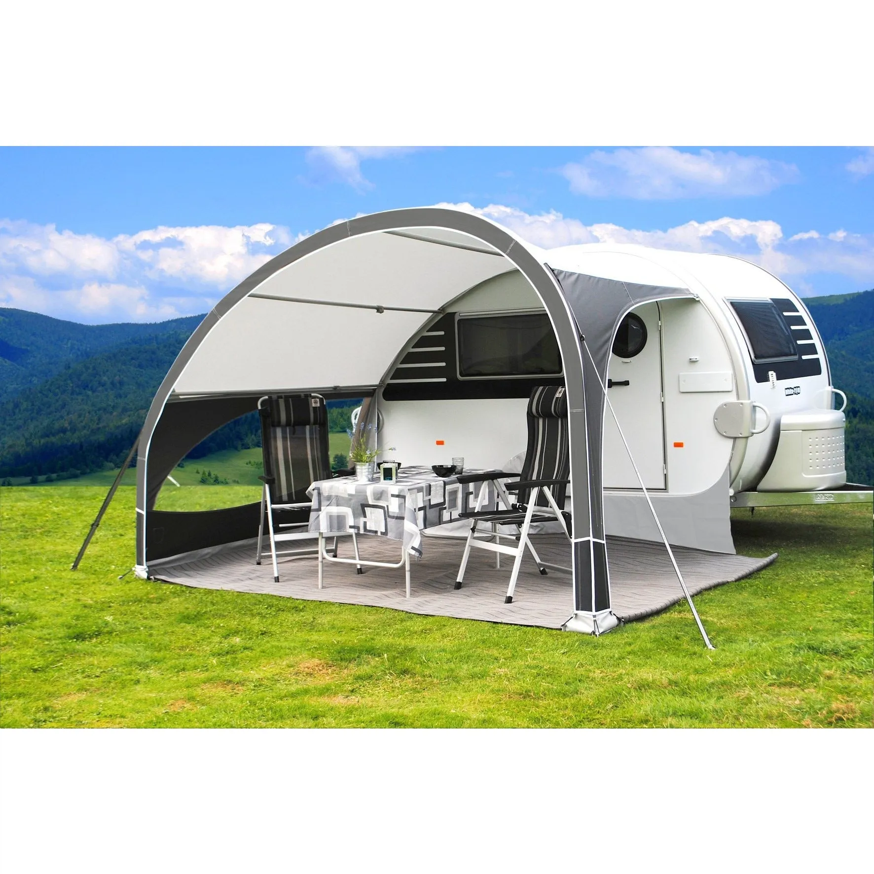 Walker T@B 320 Full Caravan Awning Traditional (2024)   FREE Storm Straps